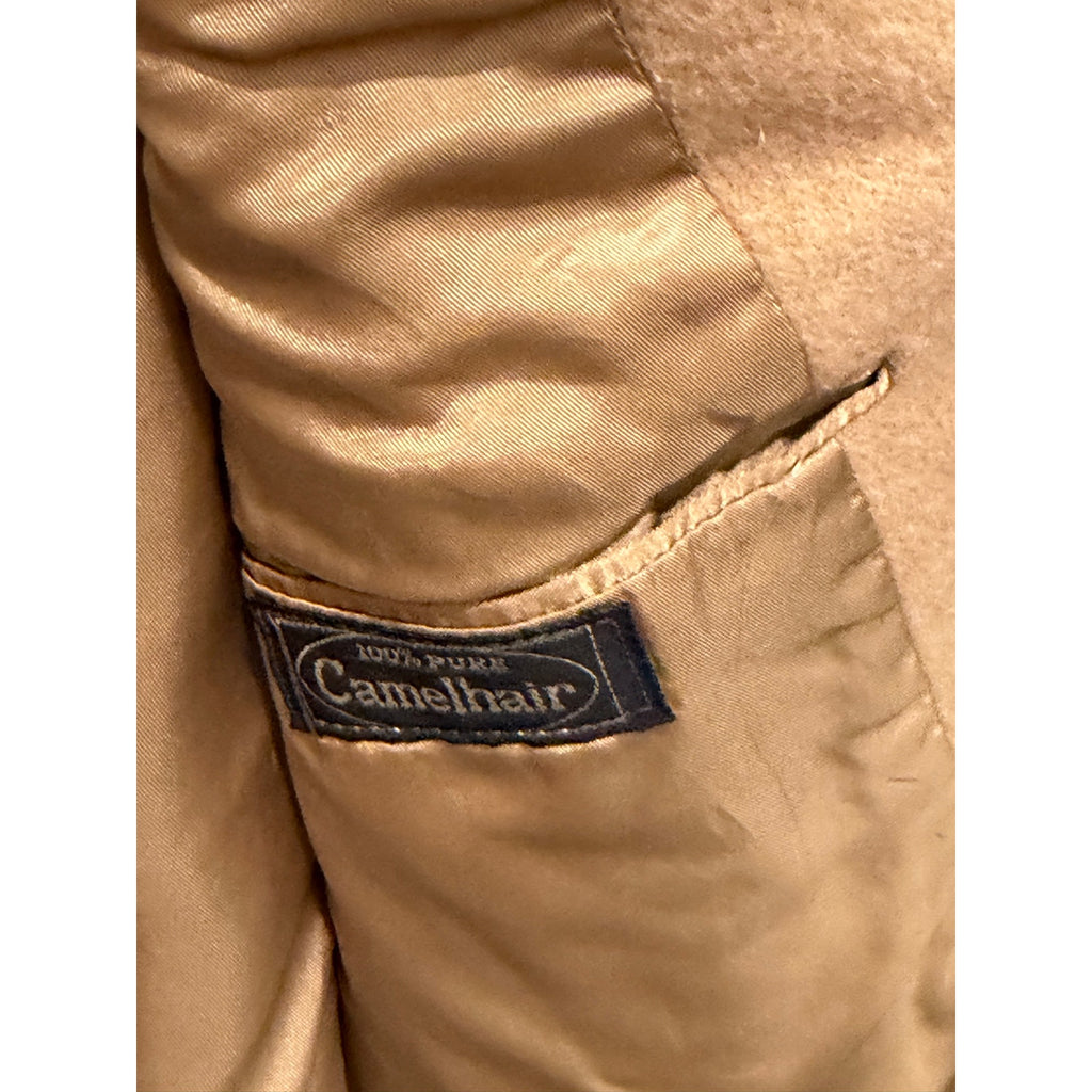The Barrister Collection Vintage 100% Pure Camelhair Blazer Tan 38S