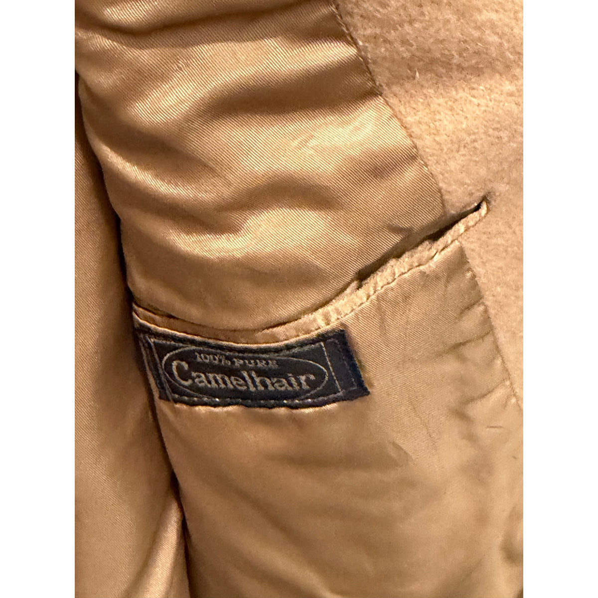 The Barrister Collection Vintage 100% Pure Camelhair Blazer Tan 38S