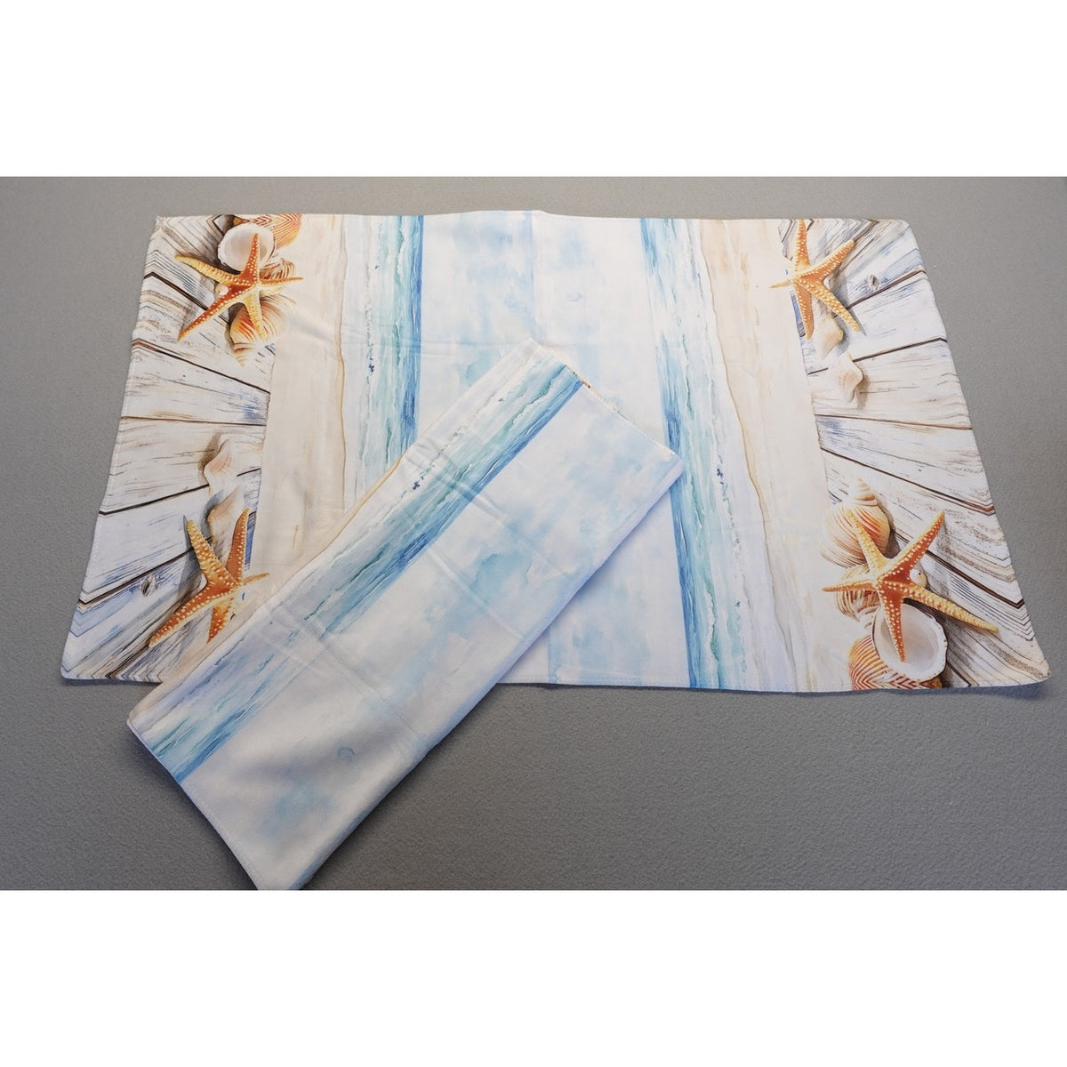 Kitchen Dish Towels Beach Starfish and Seashells