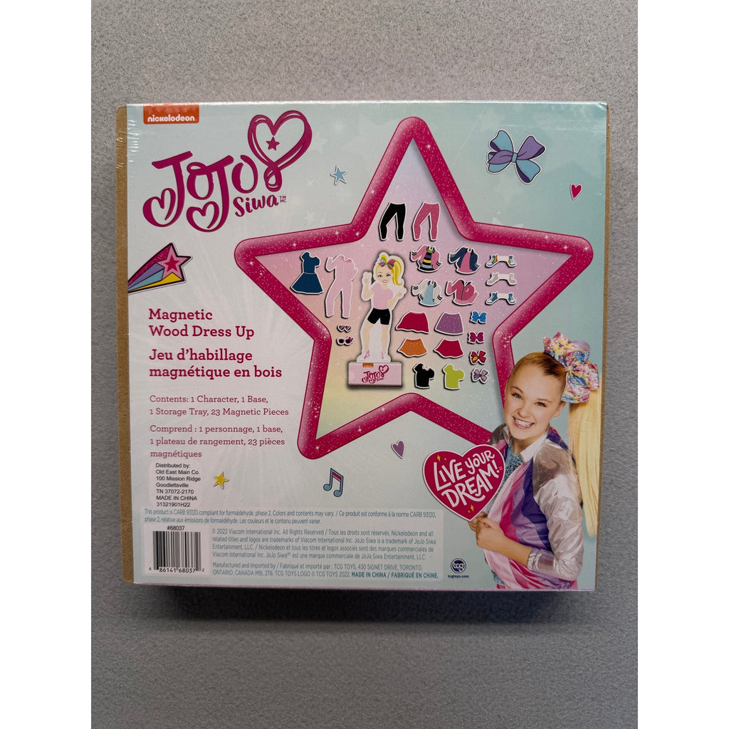 Nickelodeon JoJo Siwa 26pc Magnetic Wood Dress Up Set
