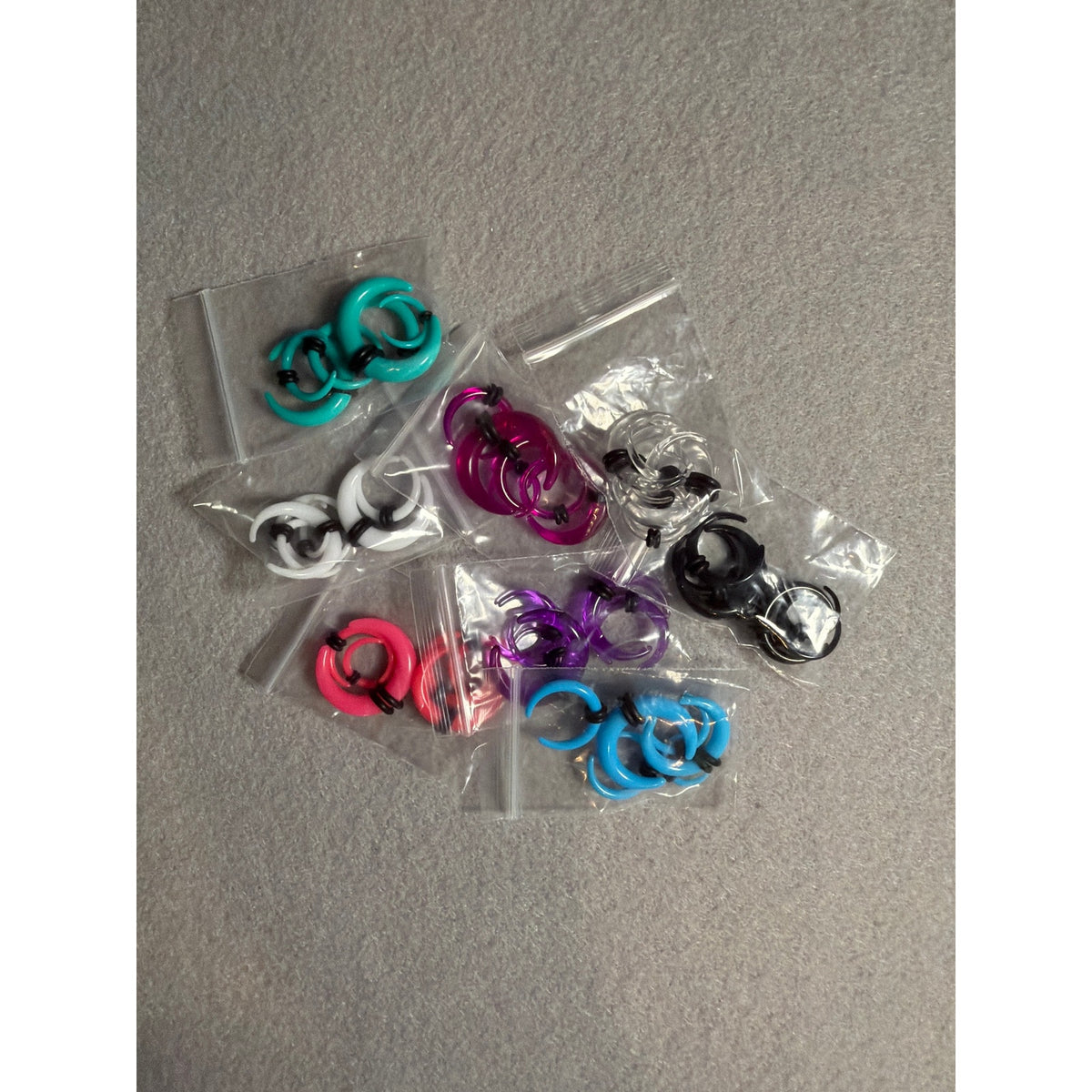 Body Jewelry Bundle Septum Stretching Kit & Mustache Septum Piercing Jewelry