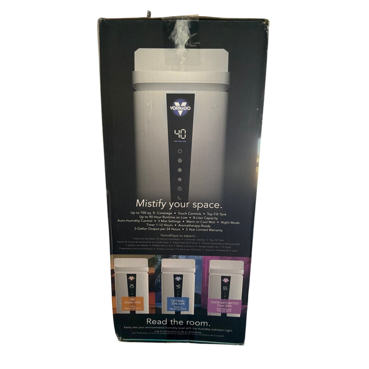 Vornado Whole Room Humidifer New in Sealed Box