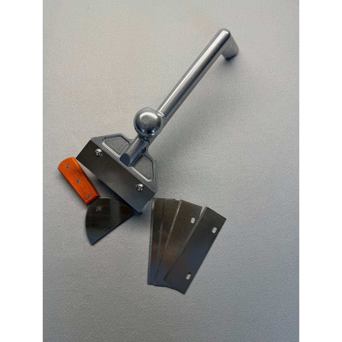 Heavy Duty Flat Top Griddle / Grill Scraper Set (New & Complete)