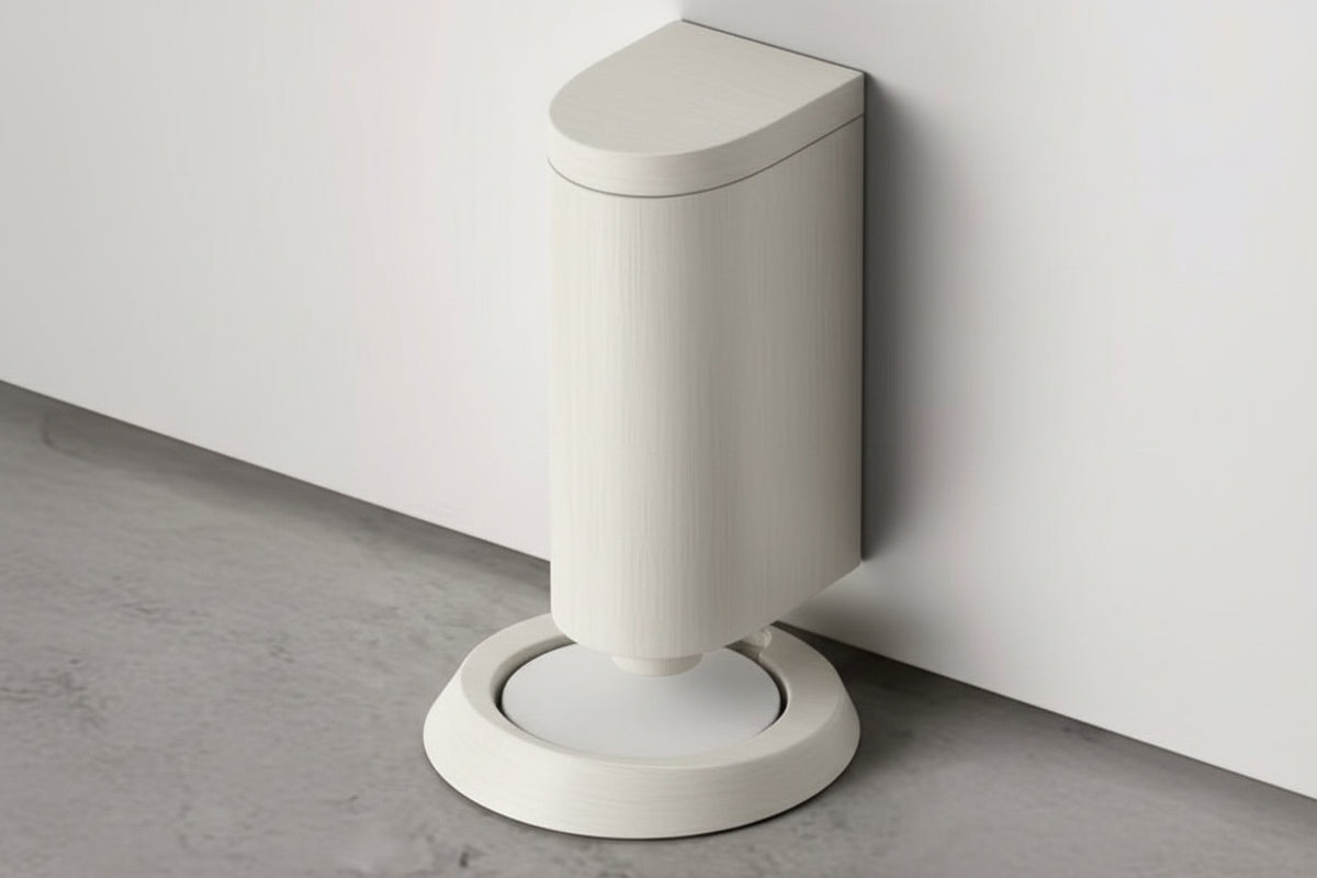 Magnetic Door Stopper in White
