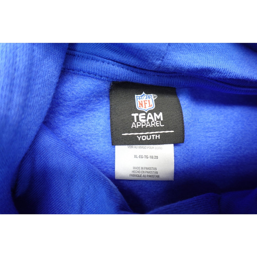 NWT NFL Los Angeles Rams Pullover Hoodie Sweatshirt YOUTH XL 18/20 Blue LA