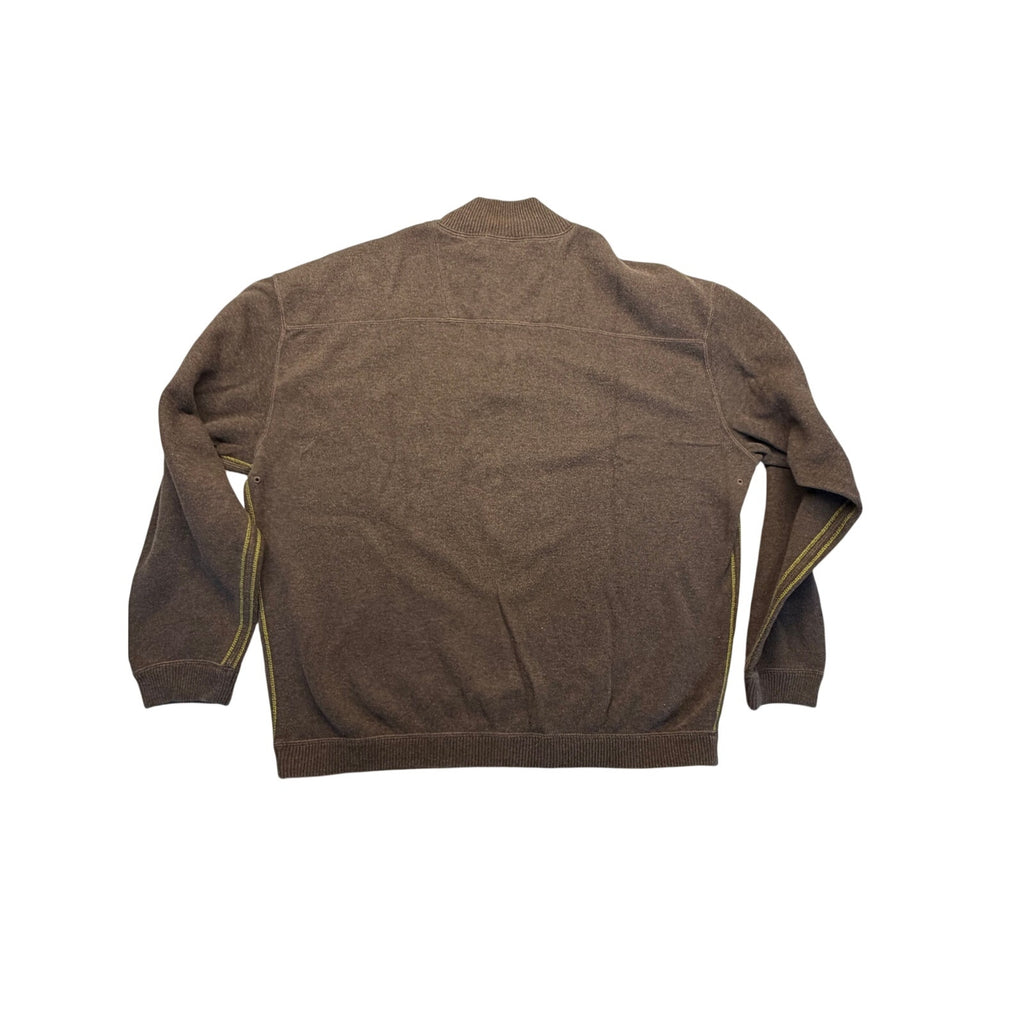 Tommy Bahama 1/4 Quarter Zip Mock Neck Pullover Sweater Men's L