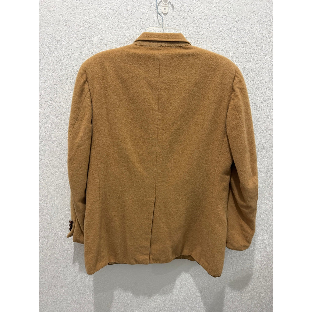 The Barrister Collection Vintage 100% Pure Camelhair Blazer Tan 38S