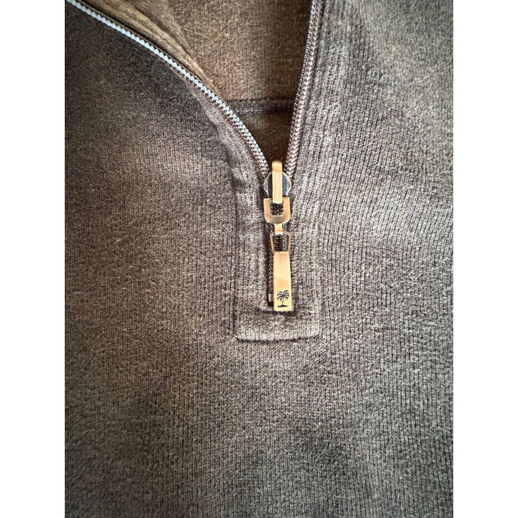 Tommy Bahama 1/4 Quarter Zip Mock Neck Pullover Sweater Men's L