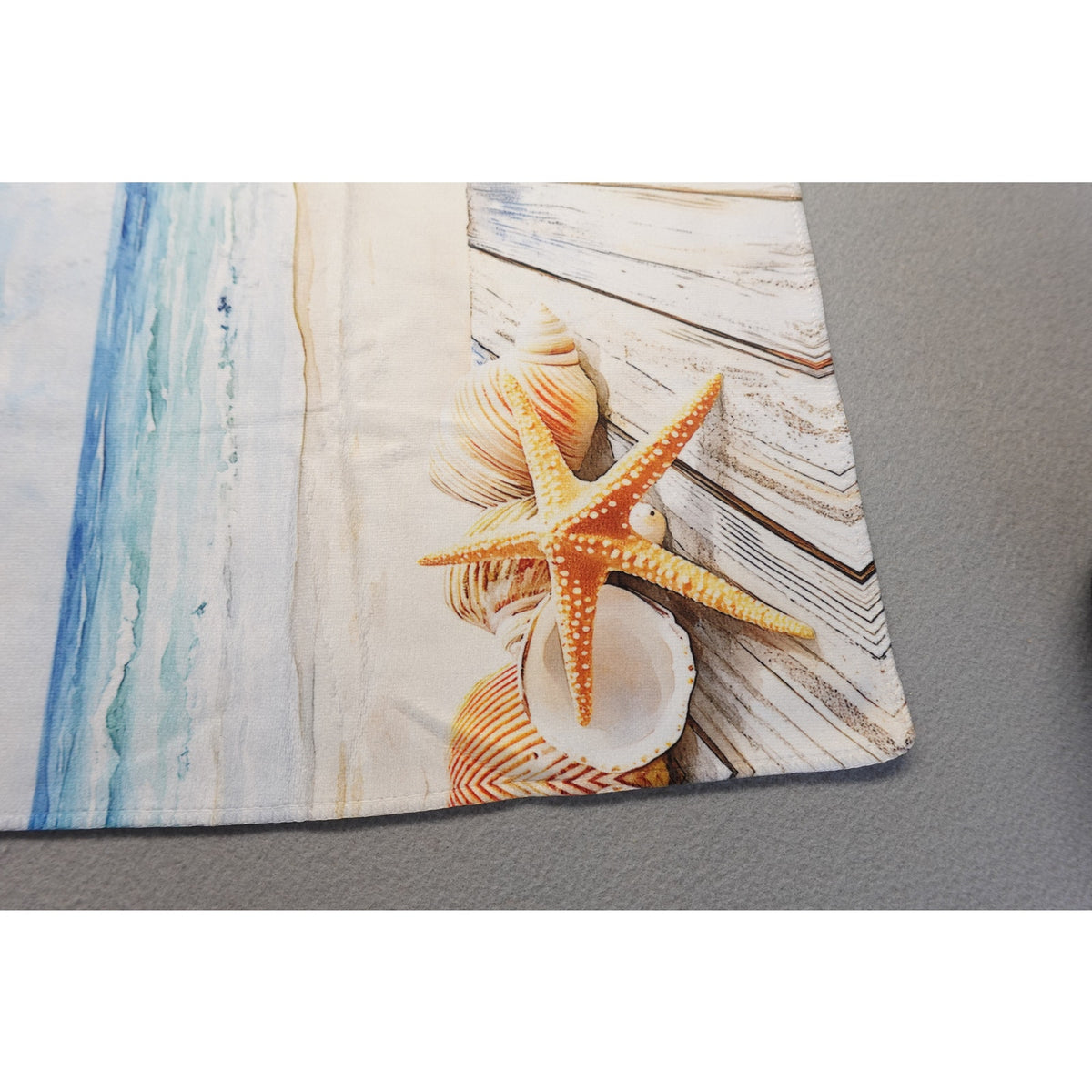 Kitchen Dish Towels Beach Starfish and Seashells