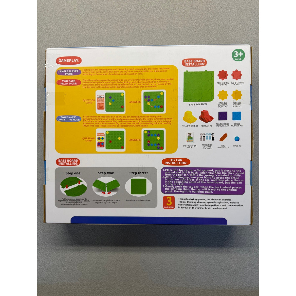 Truck & Track Racers STEM Logic Road Builder Board Game Set – Brand New