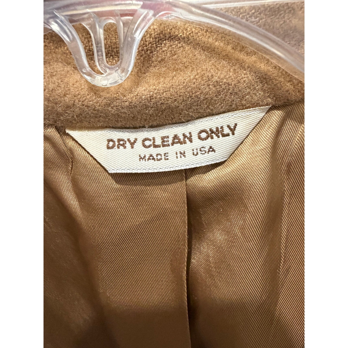 The Barrister Collection Vintage 100% Pure Camelhair Blazer Tan 38S