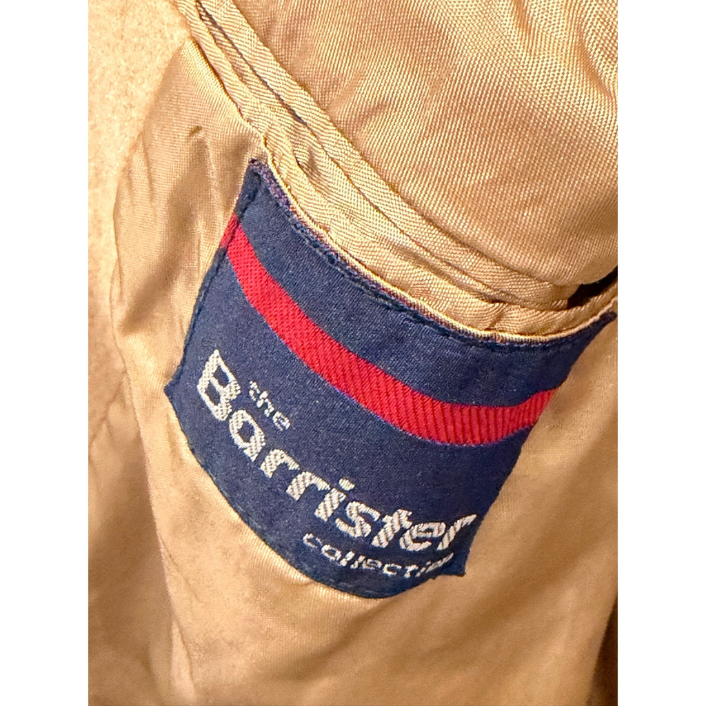 The Barrister Collection Vintage 100% Pure Camelhair Blazer Tan 38S