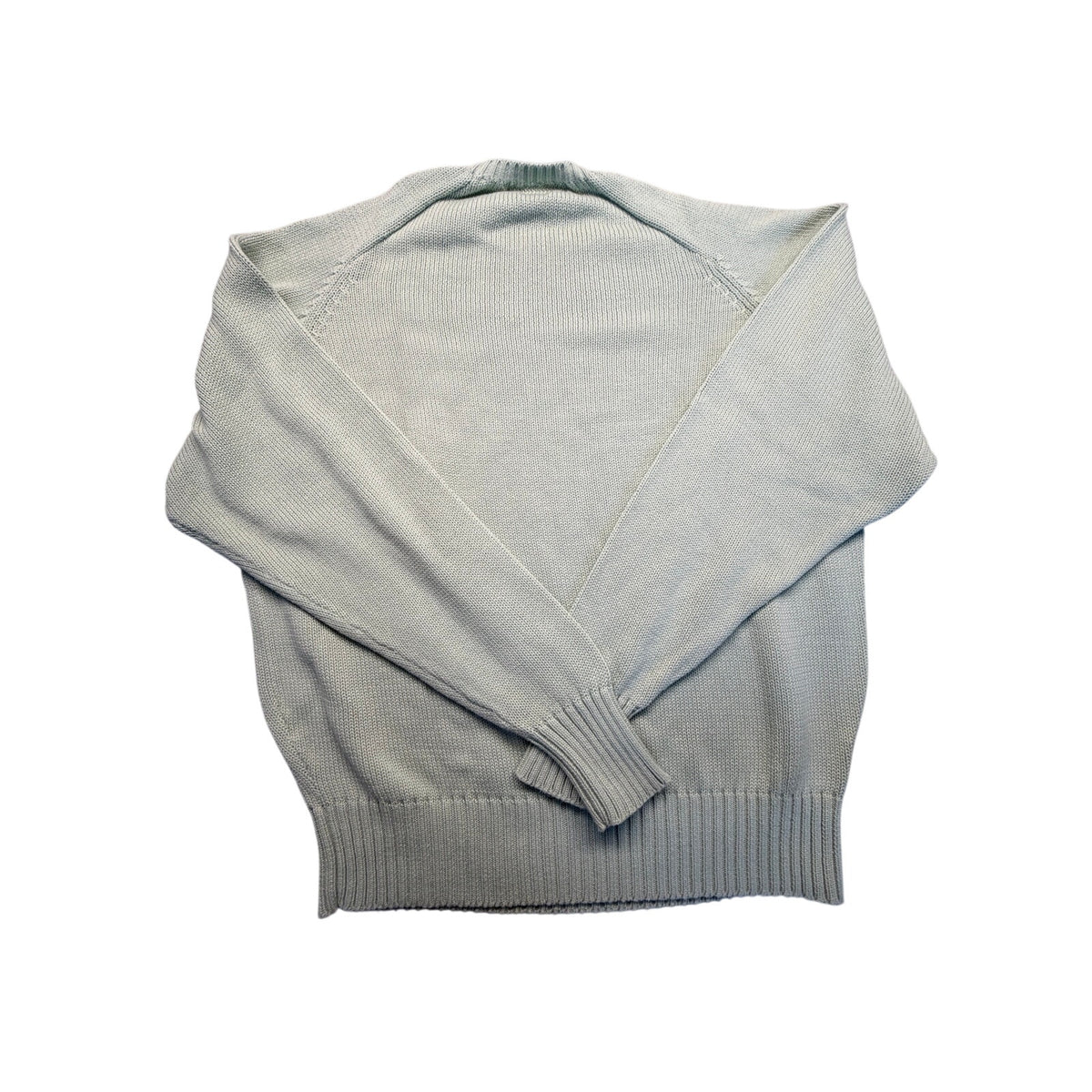 Polo Ralph Lauren Vintage Men's Knit Crewneck Pastel Sage Green Sweater L