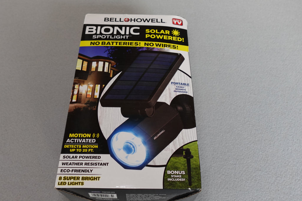 Bell + Howell Bionic Spotlight Solar Powered Motion-Sensing LED Security Light