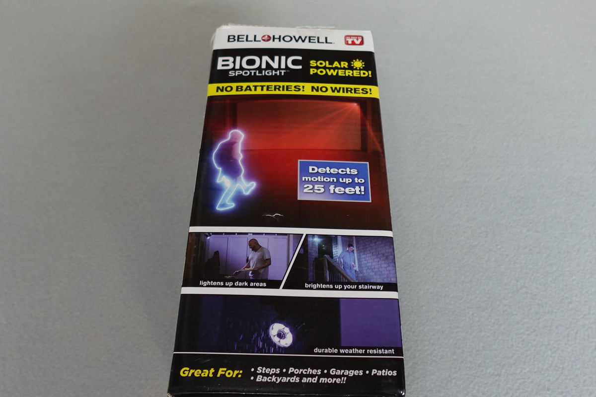 Bell + Howell Bionic Spotlight Solar Powered Motion-Sensing LED Security Light