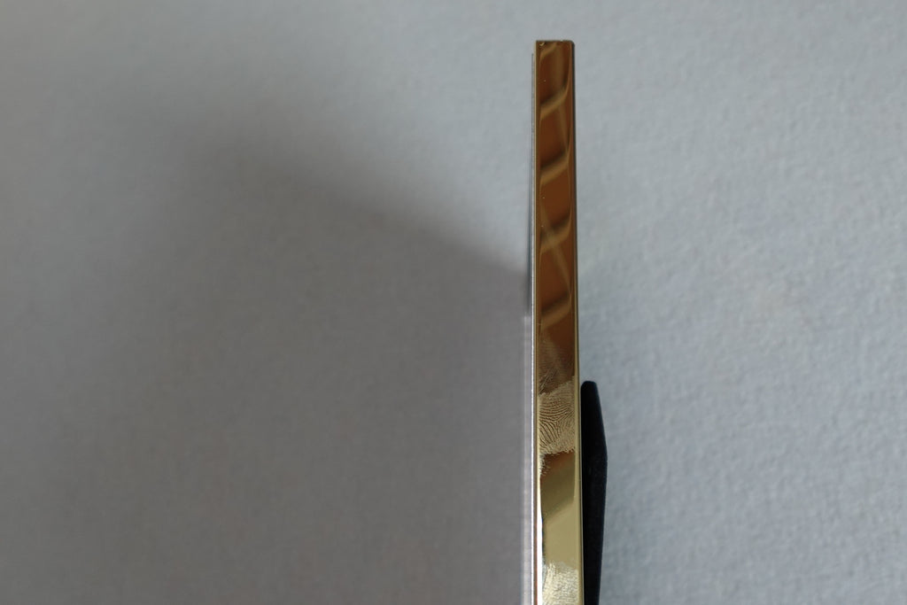 Twing Set of 2 Gold and Black Picture Frames, 5 x 7