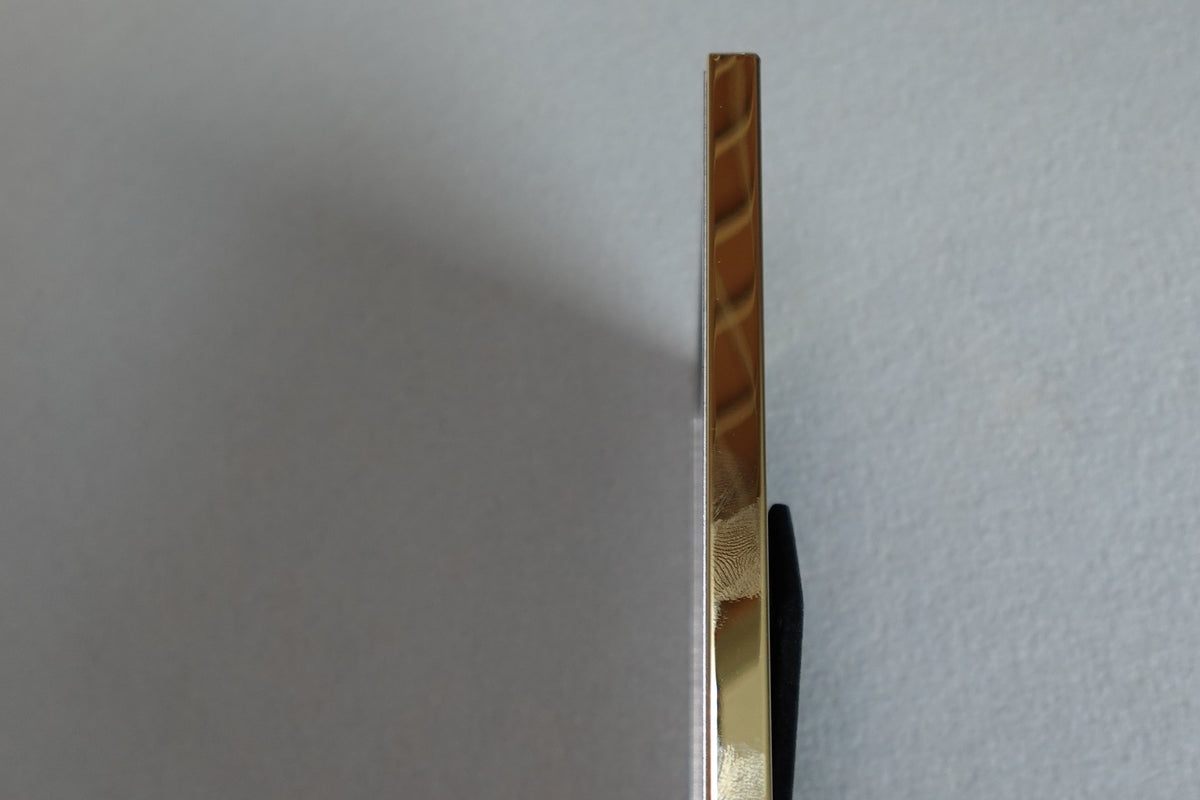 Twing Set of 2 Gold and Black Picture Frames, 5 x 7
