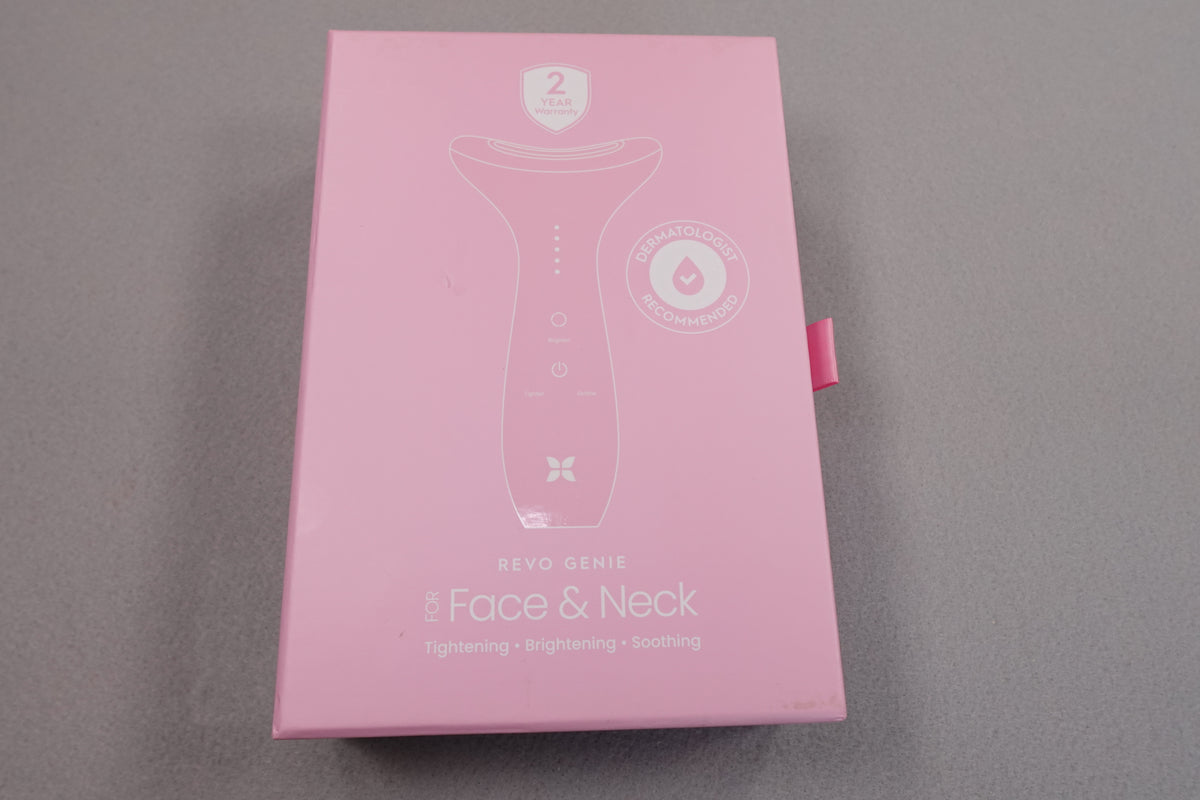 REVO Genie Face & Neck Massager LED Beauty Light Modes