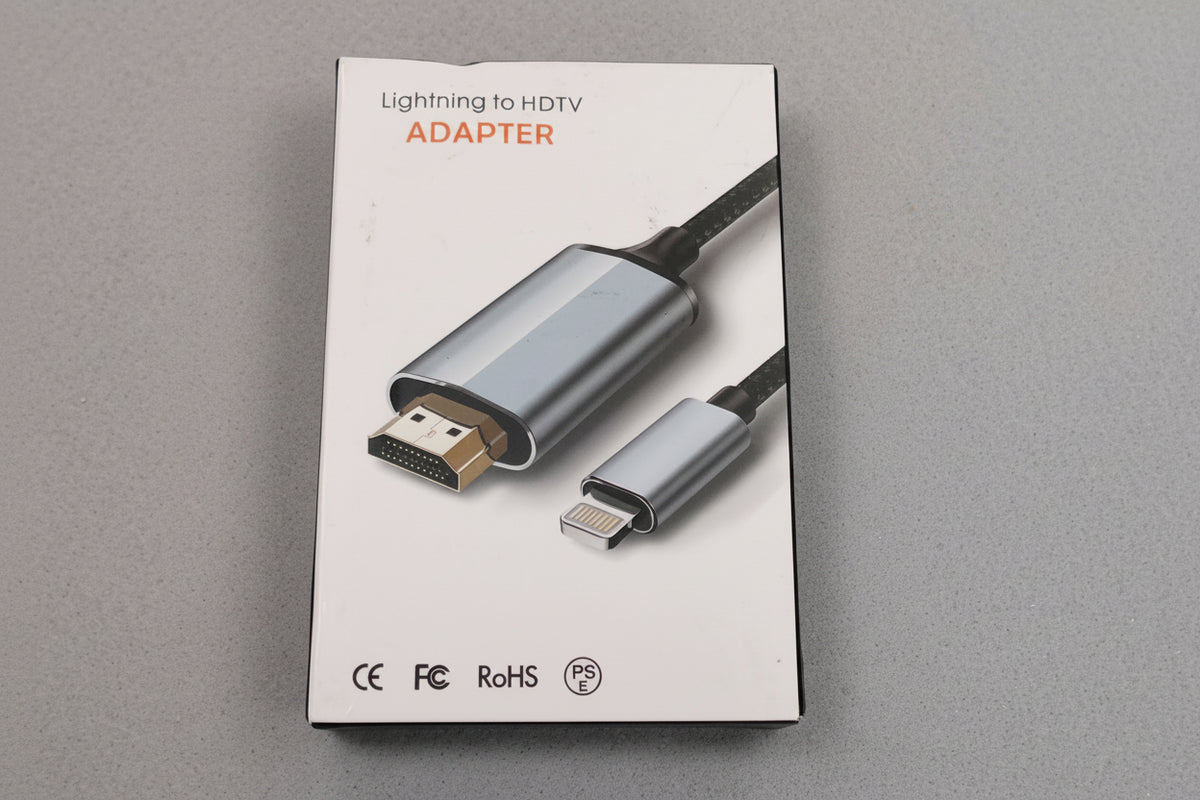 8 pin connector to HDMI adapter cable for phone and tablet 160 in (4 m)