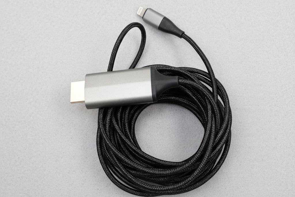 8 pin connector to HDMI adapter cable for phone and tablet 160 in (4 m)