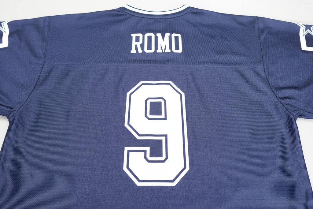 Dallas Cowboys Apparel Tony Romo #9 Navy Blue Football Jersey
