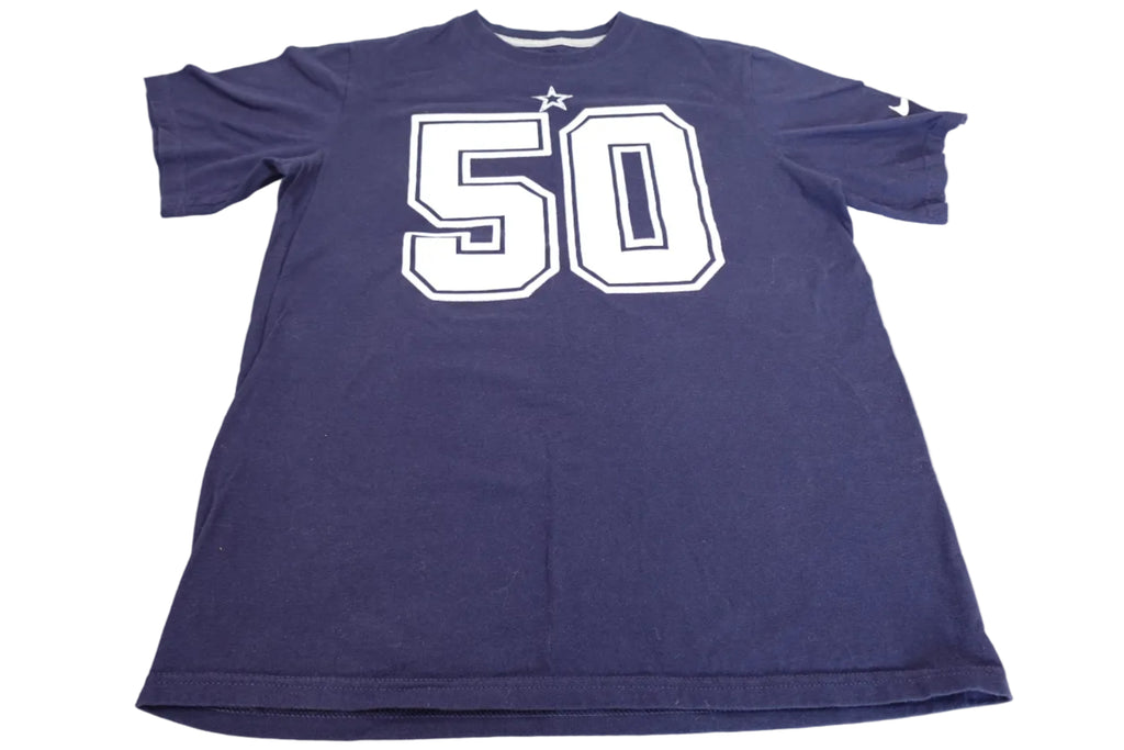 Nike Cowboys Sean Lee #50 Player Name & Number Graphic TShirt Navy Blue YOUTH XL