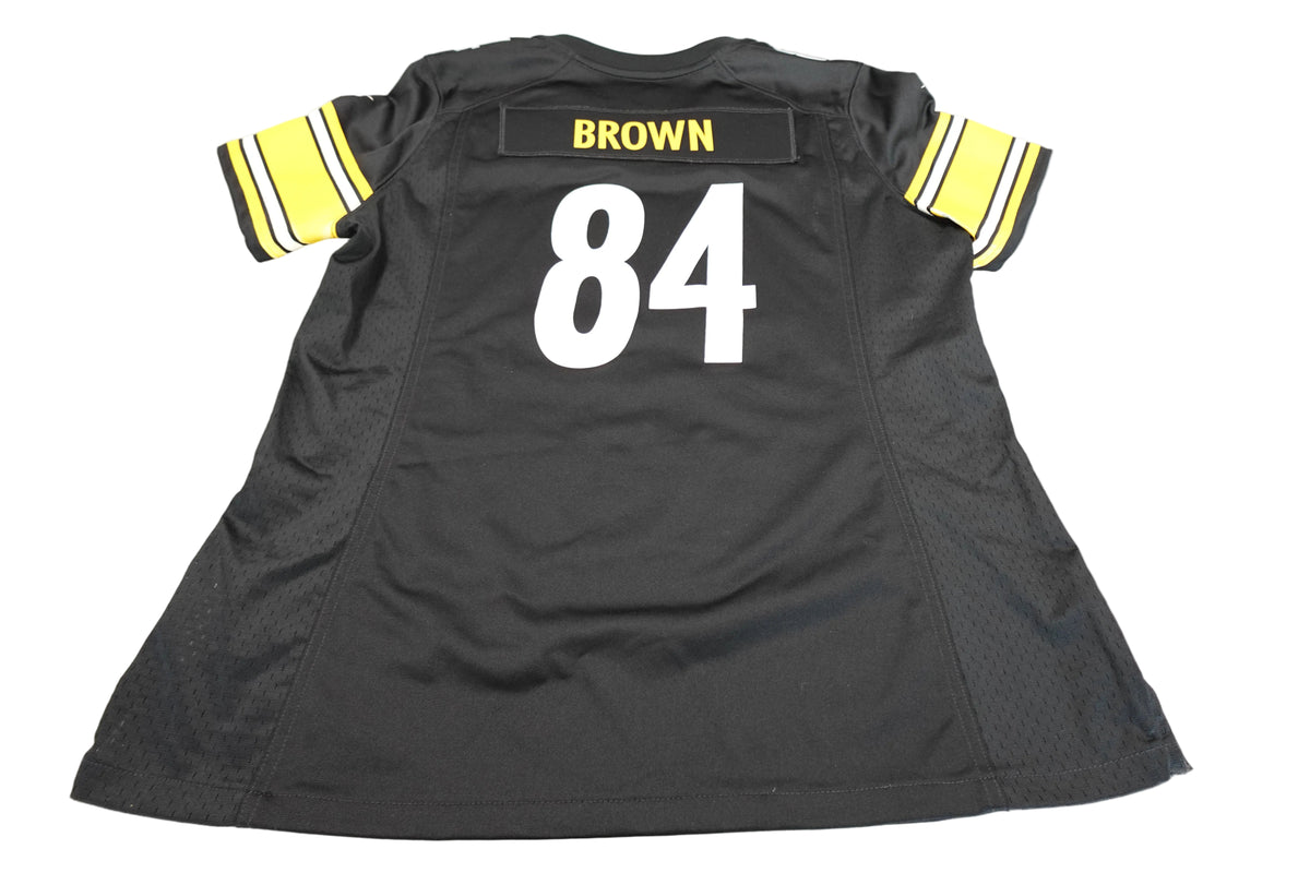 Nike Pittsburgh Steelers Antonio Brown 84 Women's Game Jersey Size XL