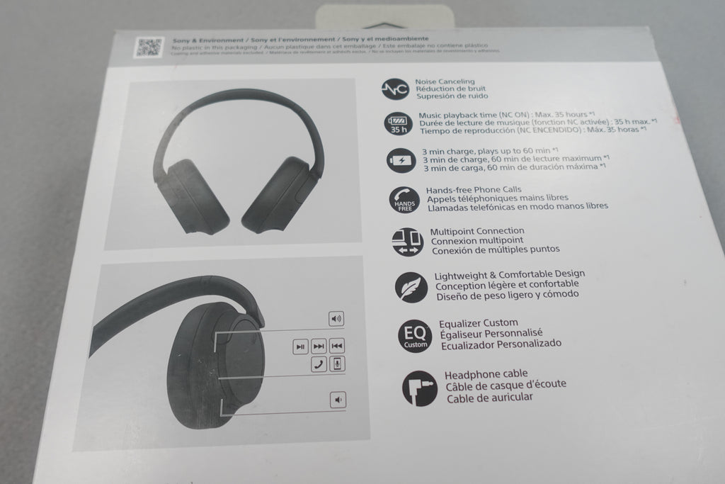 Sony Over Ear Noise Canceling Headphones WH-CH720N 360 Reality Audio