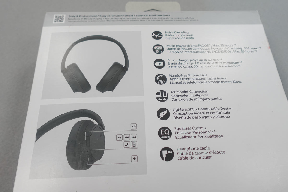 Sony Over Ear Noise Canceling Headphones WH-CH720N 360 Reality Audio