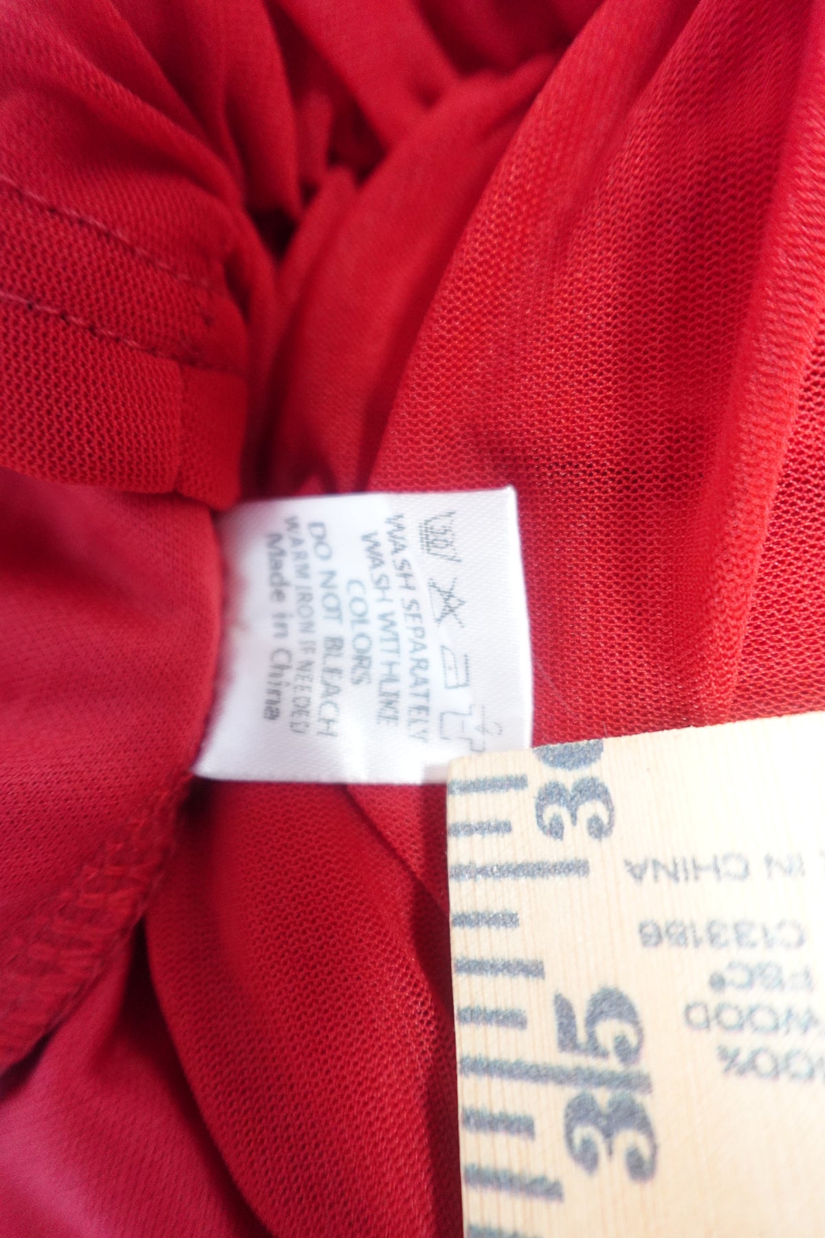 Red Ruched Midi Wide Strap Dress Size XL
