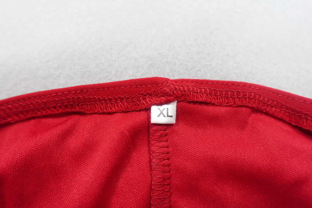 Red Ruched Midi Wide Strap Dress Size XL