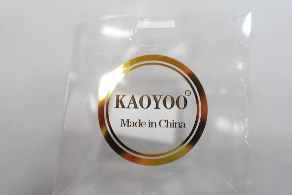 KAOYOO 10 yards Rhinestone Chain Trim 4mm Golden with Clear Beads