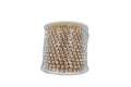 KAOYOO 10 yards Rhinestone Chain Trim 4mm Golden with Clear Beads