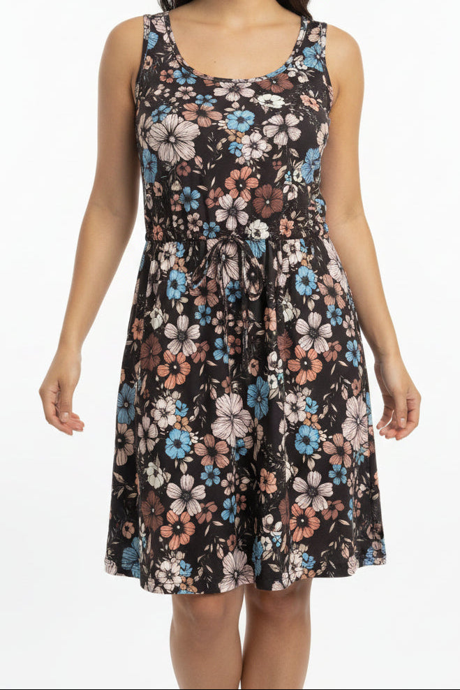 Shein Casual Romantic Floral Cami Dress Size L