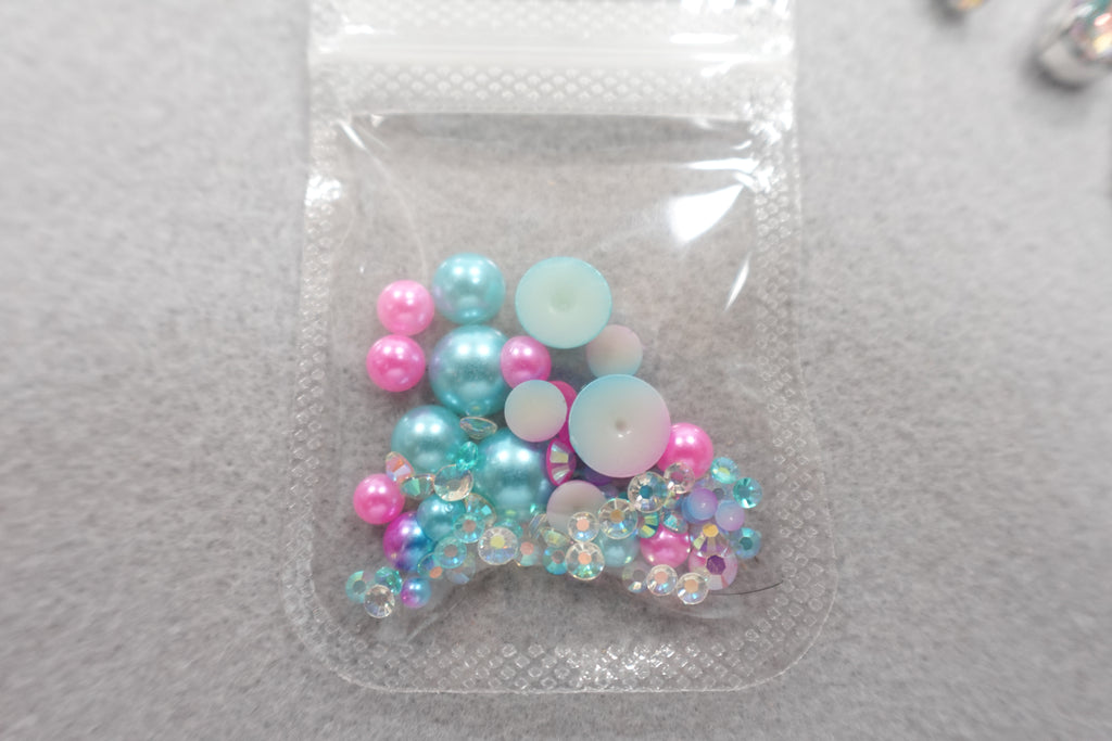 Iridescent Pageant Costume Jewelry lot