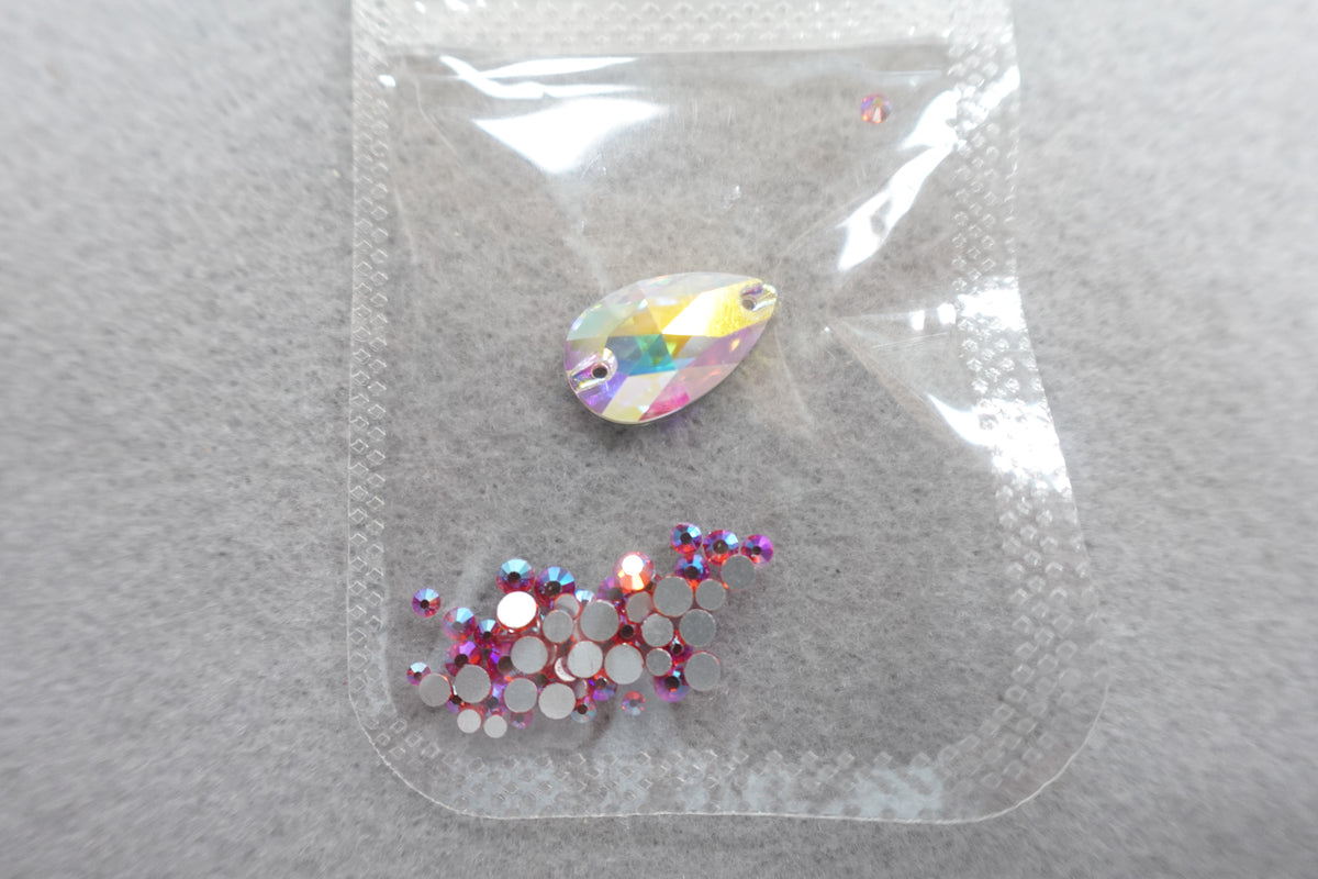 Iridescent Pageant Costume Jewelry lot