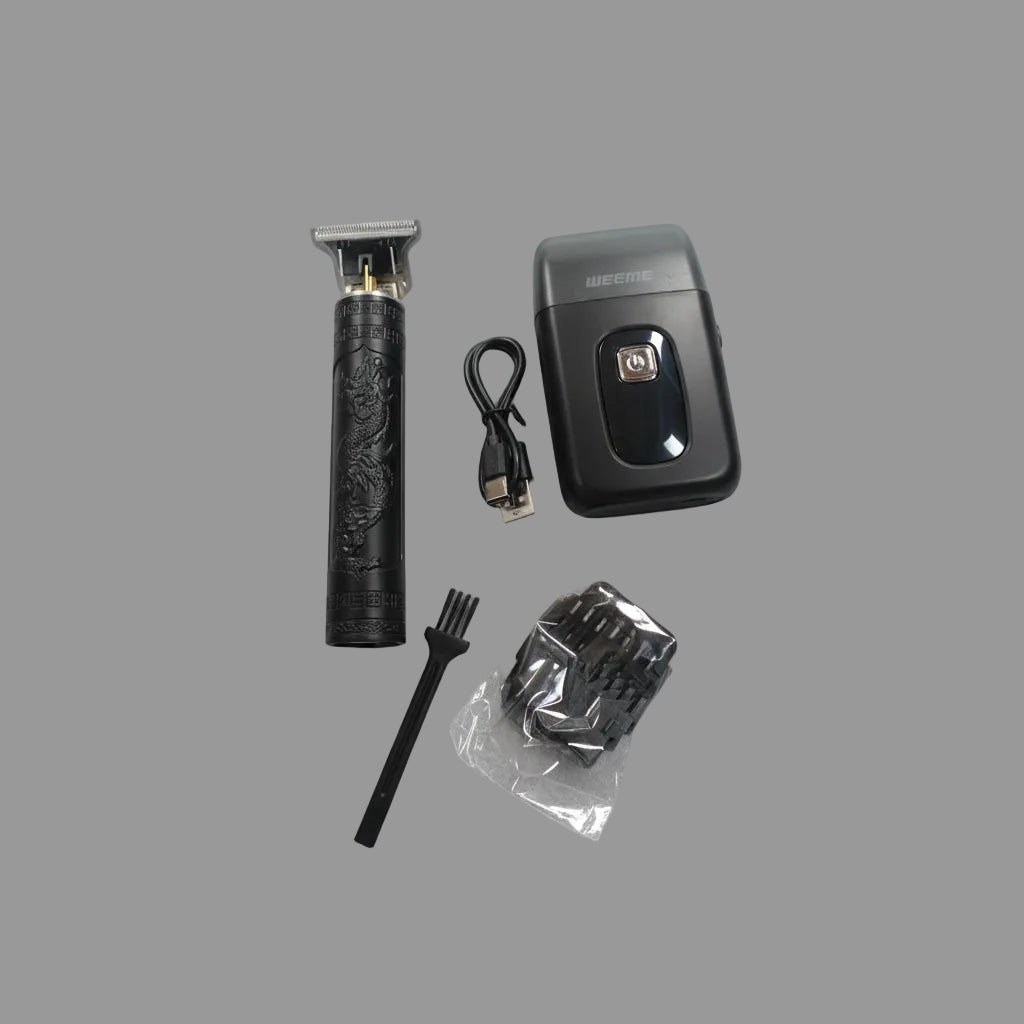 Men's Hair Clippers and Trimmer Set