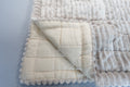 Quilted Plush Bathmat with Non Slip Backing Taupe/Beige