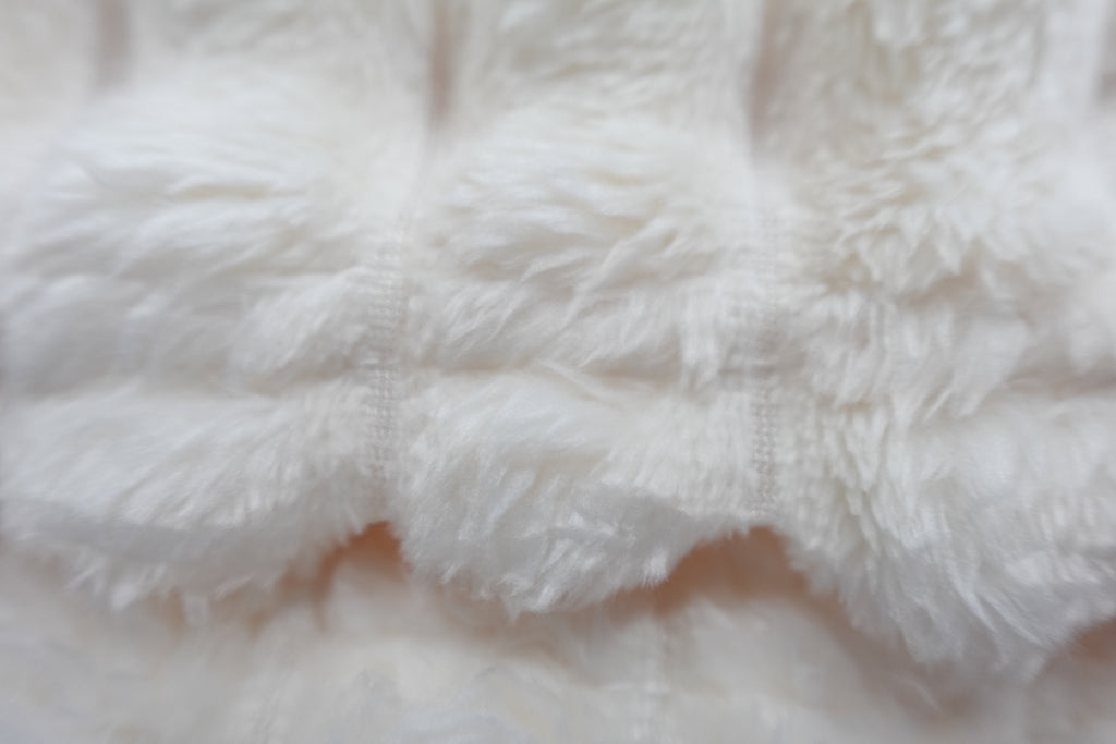 Ultra Cozy Fluffy Cream Color Blanket Size Full/Queen