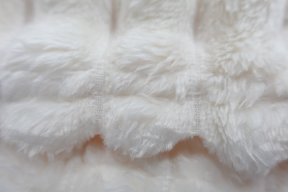 Ultra Cozy Fluffy Cream Color Blanket Size Full/Queen