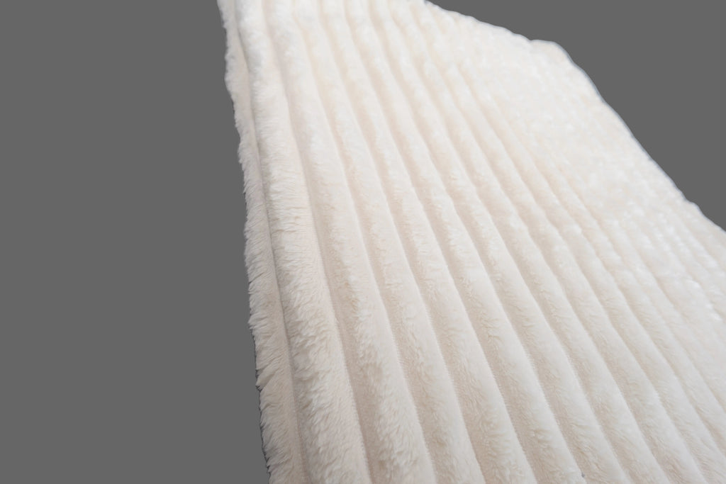 Ultra Cozy Fluffy Cream Color Blanket Size Full/Queen