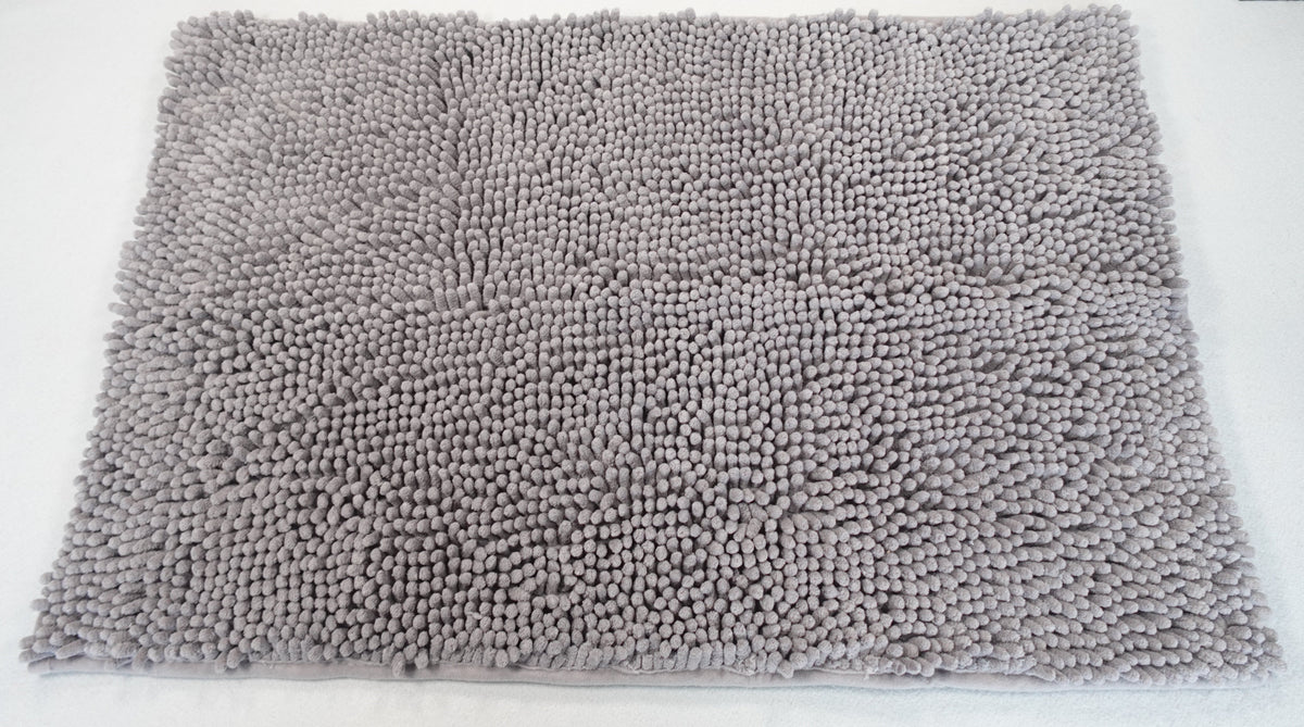 Muddy Mat 19" x 30" Gray Indoor Microfiber Quick Dry