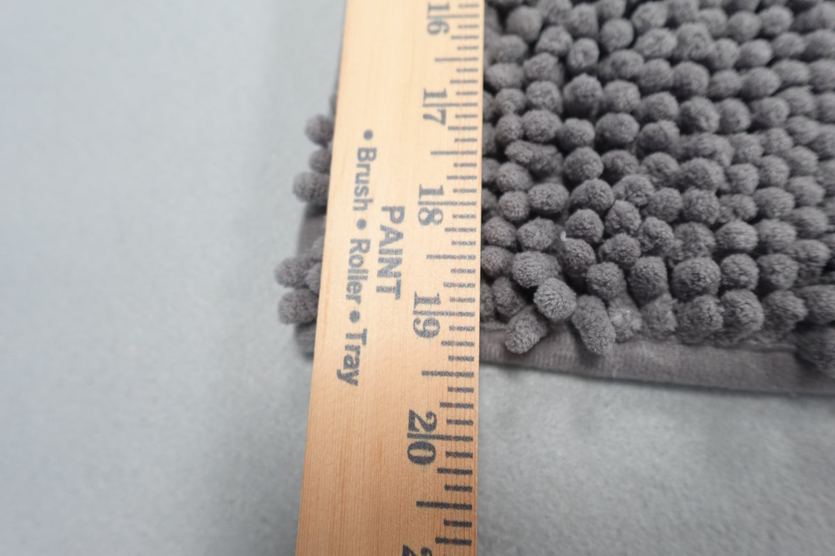 Muddy Mat 19" x 30" Gray Indoor Microfiber Quick Dry