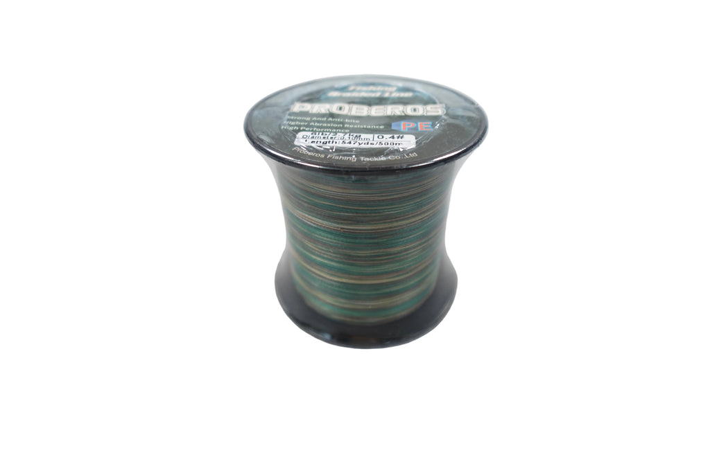 Proberos Camo Braided Fishing Line 6 LB 547 Yards