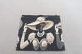 Cosmetic bag with Vintage Print 8" x 7"