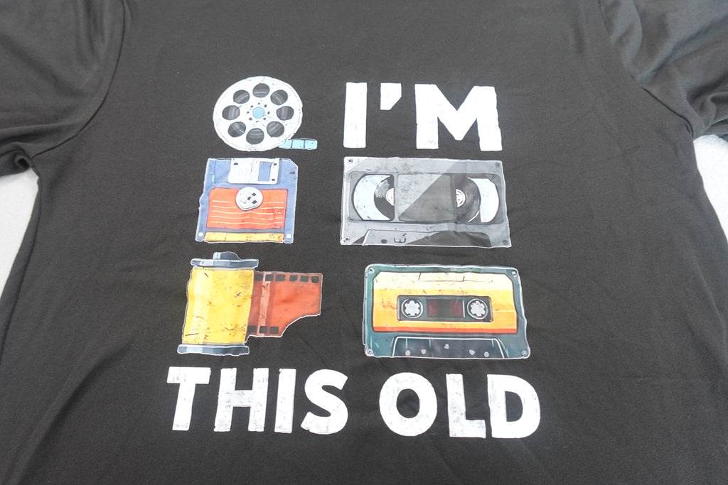 I'm This Old T-Shirt retro women men size Small