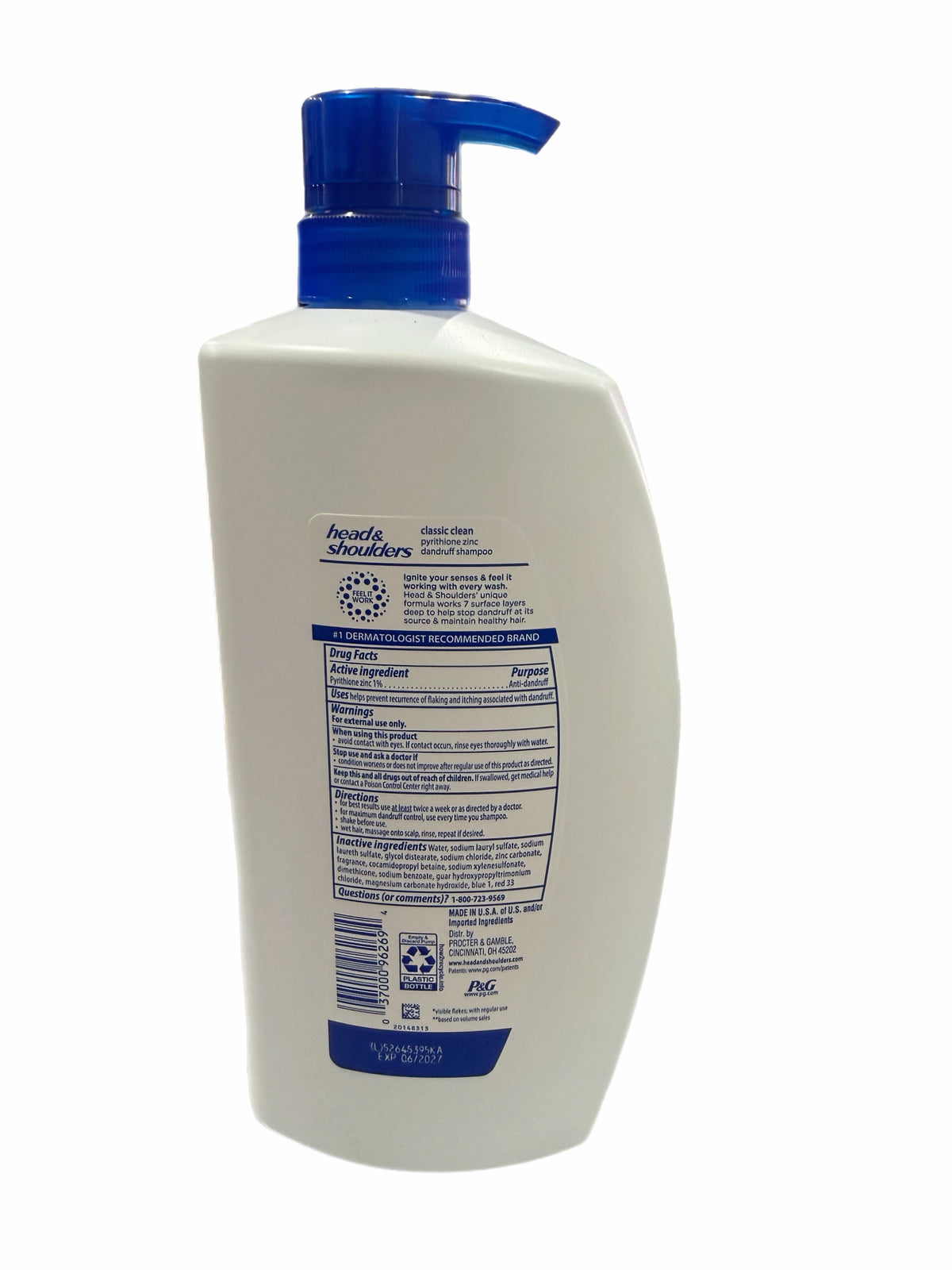 Head & Shoulders Classic Clean Shampoo 32.1 Fl Oz