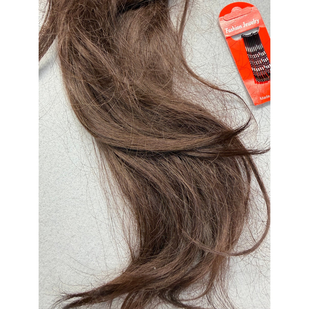Claw Clip Ponytail Hair Extension in Dark/Chocolate Brown with Accessories