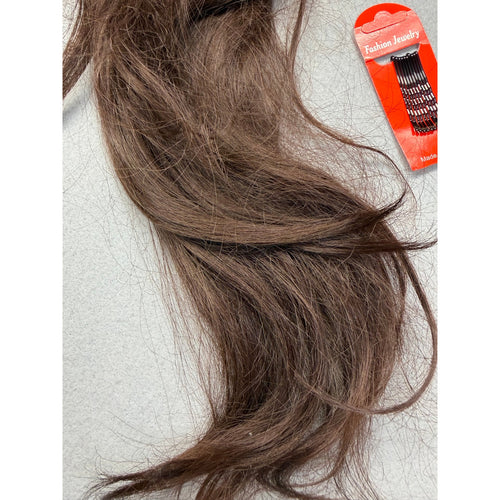 Claw Clip Ponytail Hair Extension in Dark/Chocolate Brown with Accessories