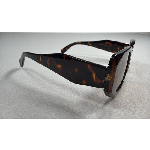 Amàre Frames Pra Flame Tortoiseshell Geometric Sunglasses